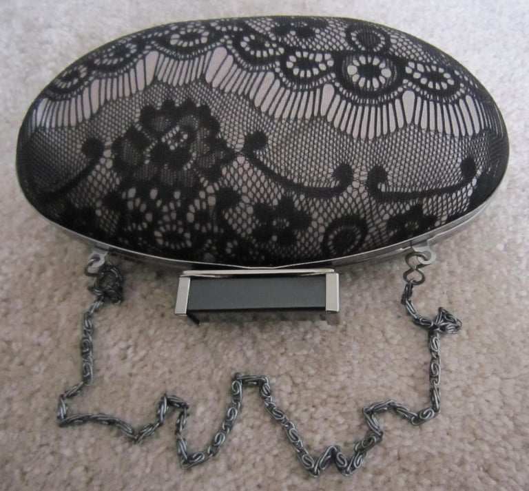 MONSOON LACE EVENING SHOES SIZE 6 WITH MATCHING BAG