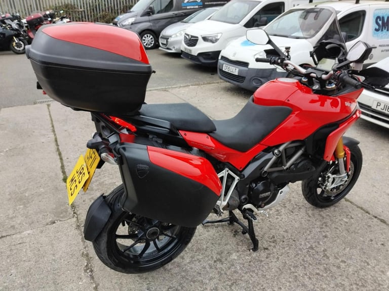 2011 11 DUCATI MULTISTRADA 1200 S TOURING TOURER LUGGAGE PANIERS ADVENTURE