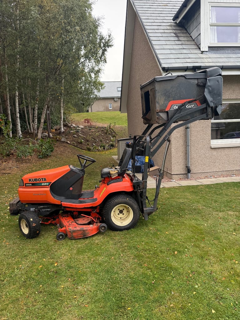 Kubota G21 High Dump mower