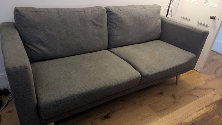 Grey 3 seater sofa