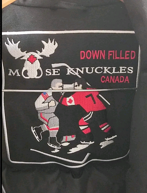 Brand New Moose Knuckles Ballistic Bomber Jacket.