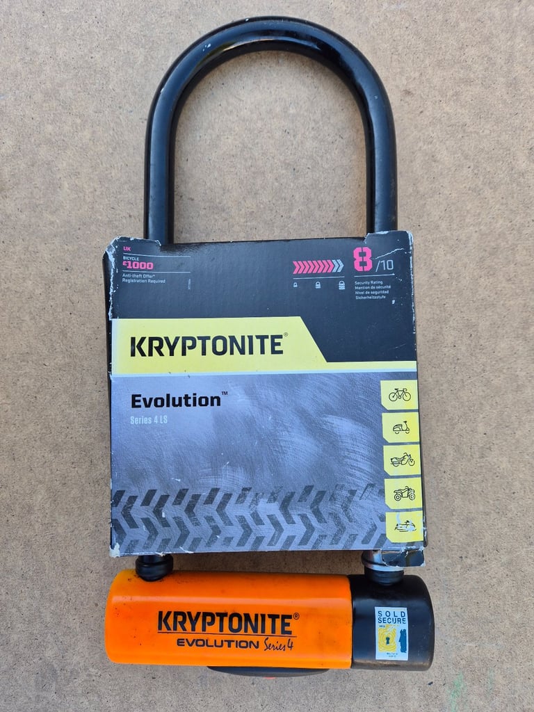 image for Kryptonite Evolution Series-4 LS Heavy Duty Bicycle U Lock Bike Lock