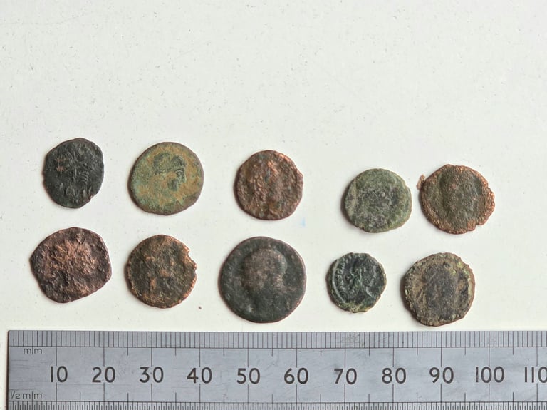 image for Antiquity Ancient Roman Empire & Greek Coins 1500+ Years Old 10pcs.Lot Collection #3