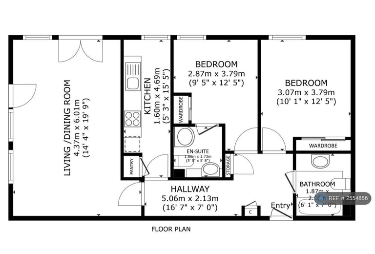 2 bedroom flat in Minerva Way, Glasgow, G3 (2 bed) (#2554856)