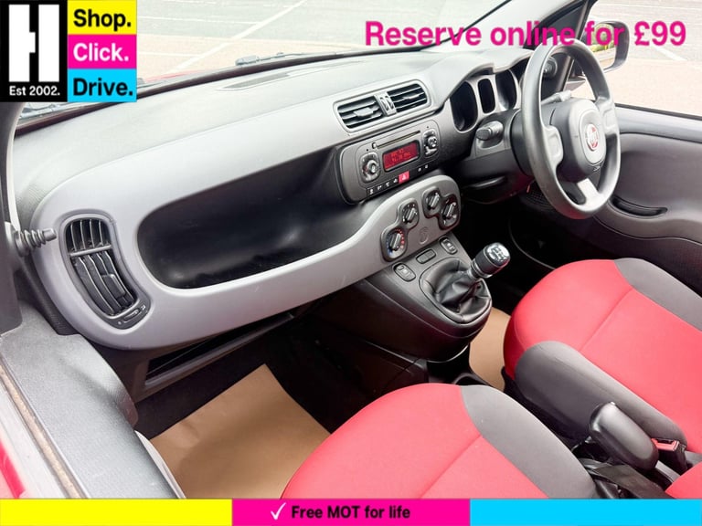2014 Fiat Panda 1.2 Pop Euro 6 5dr HATCHBACK Petrol Manual