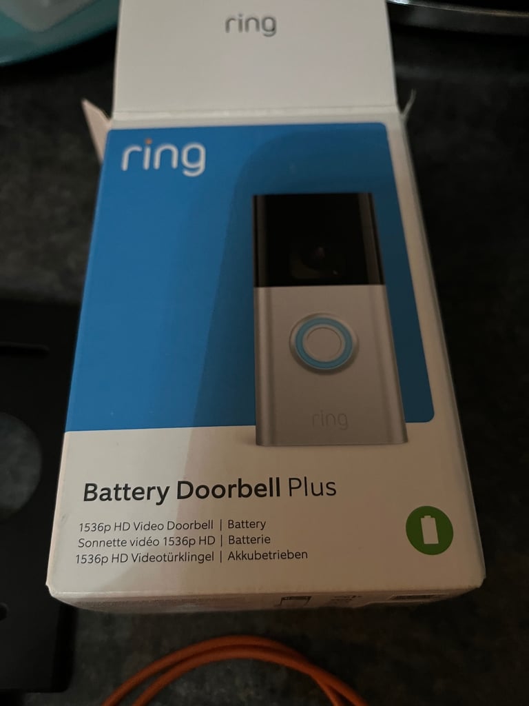 Ring plus doorbell and chime 3 months old!