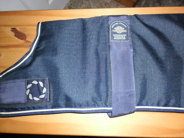 DARK NAVY DOG COAT
