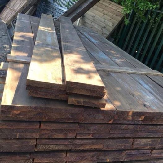 Brown Pressure treated gravel boards