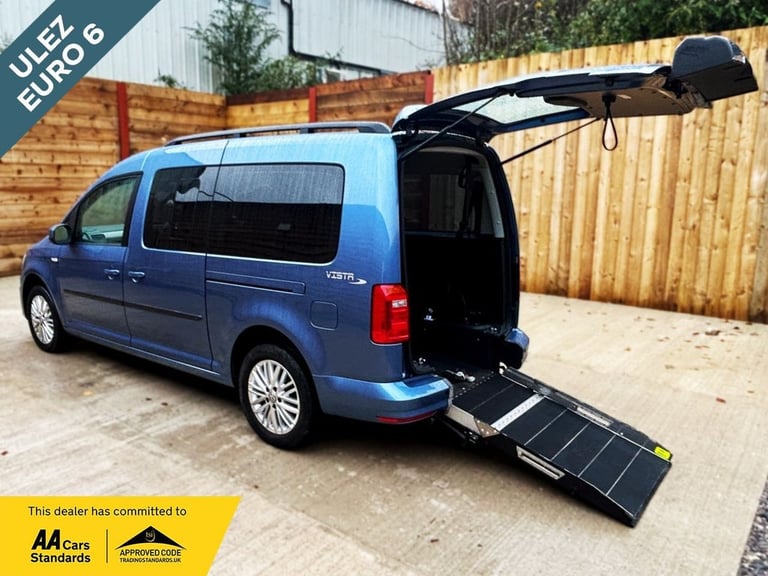 2020 Volkswagen Caddy Maxi Life 5 Seat Auto Wheelchair Accessible Disabled Access Vehicle WAV MPV...