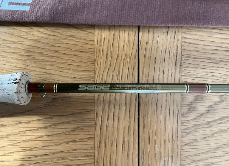 image for Sage SLT 7100. 10ft #7 Line. 4 Piece Fly Rod With Original Rod Sock And Tube.