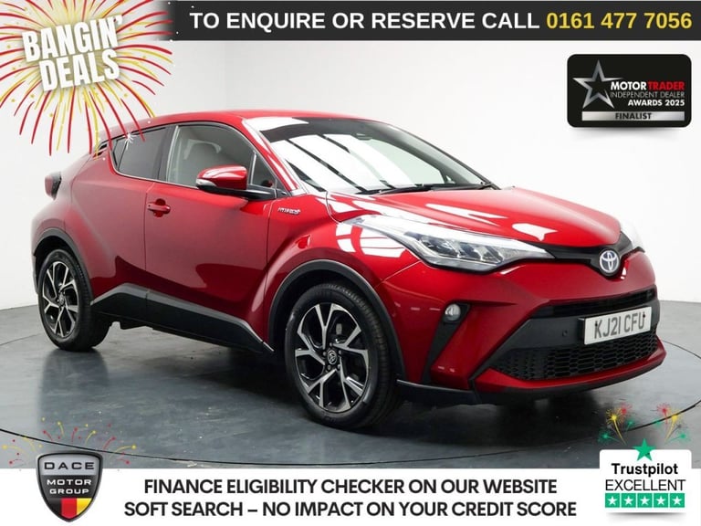image for 2021 Toyota C-HR 2.0 VVT-h GPF Design SUV 5dr Petrol Hybrid CVT Euro 6 (s/s) (184 ps) HATCHBACK P...