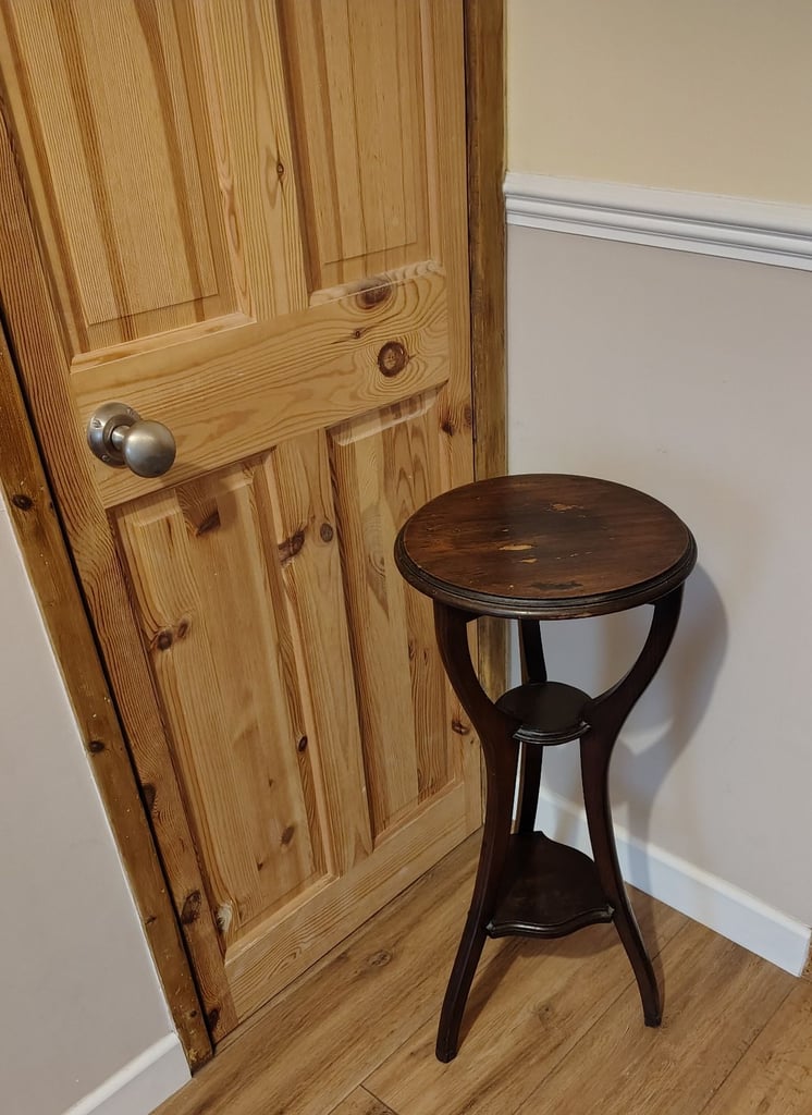 Vintage Wooden Plant Stand.