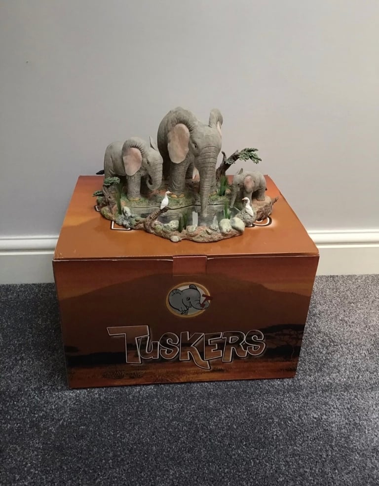 Tuskers Elephants Henry The Waterhole. Limited edition 