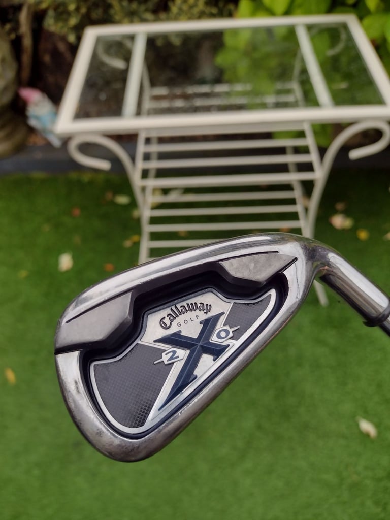 CALLAWAY GOLF X20 STEEL SHAFT 3 IRON GOLF CLUB WITH CALLAWAY GOLF CLUB GRIP 