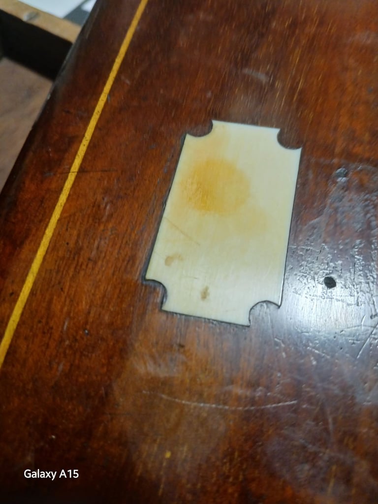 1890 Victorian Mahogany Trinket Box/Case