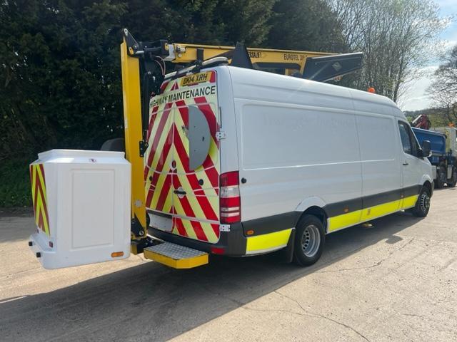 2014 Mercedes Sprinter 513CDi LWB CAZ/ULEZ Versalift Eurotel 38LF 14 Meter hoist