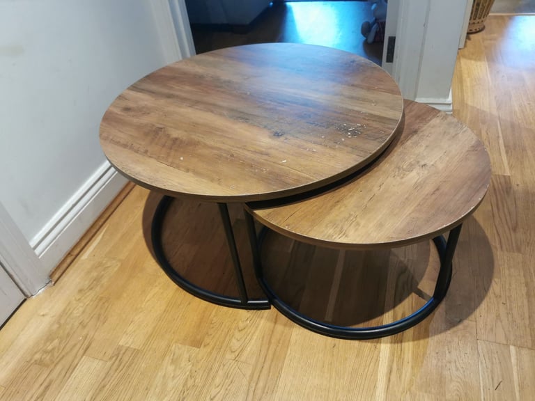 image for Fulton Coffee Nest of Tables, Pine Effect