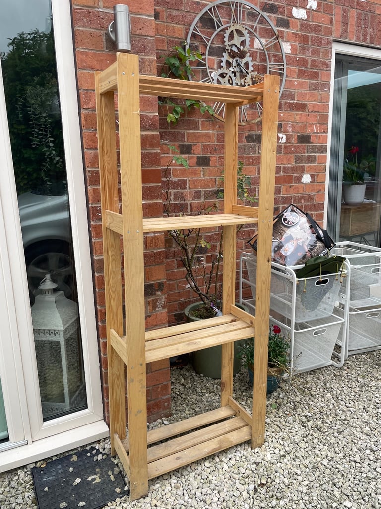 IKEA Pine wooden shelving 