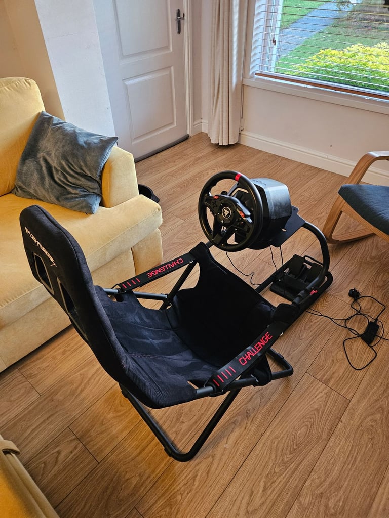 image for Thrustmaster T128 Racing Wheel & Pedals with Playseat Challenge 