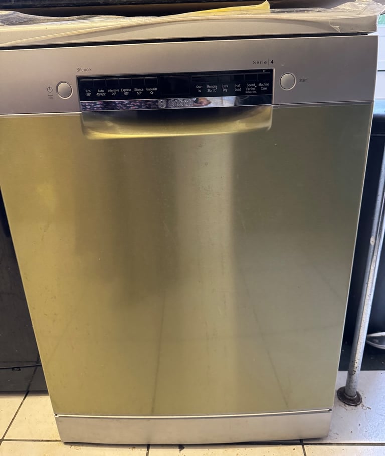 Bosch Silver dishwasher - used like new