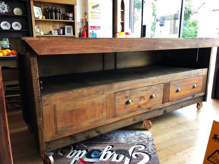 Industrial Style Custom Made Bar Kitchen Island Shop Counter Till Cafe Office Coffee Restaurant