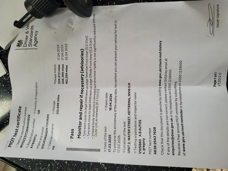 Volkswagen, TOURAN, MPV, 2011, Manual, 1598 (cc), 5 doors