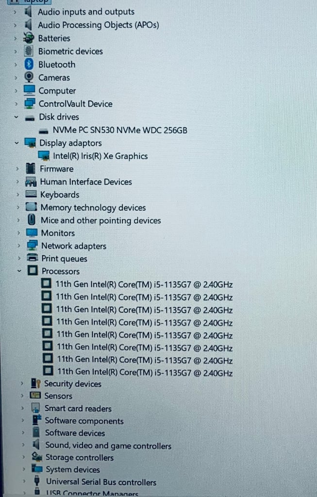 Dell i5 11thGen 8GB 256GB UltraFast Slimline Full HD Laptop, Win11 Microsoft office