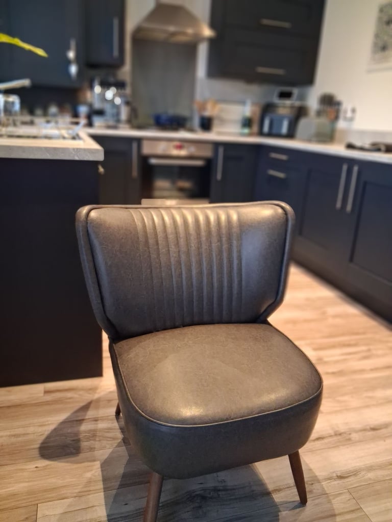 image for Leather accent chair 