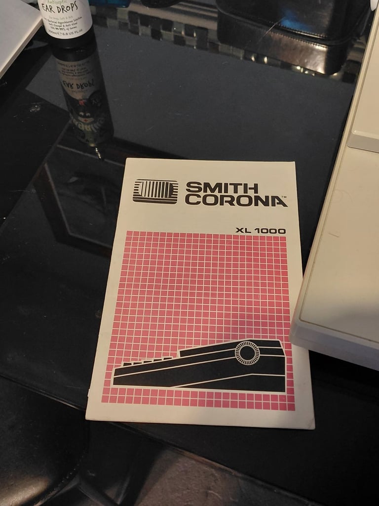 Electric typewriter as new