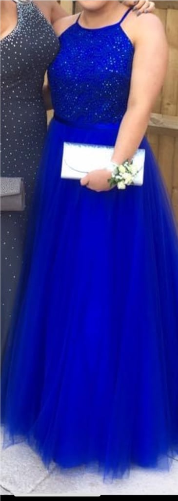Royal blue prom dress 