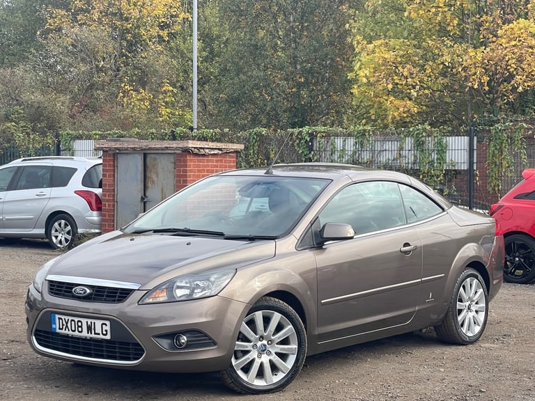 FORD FOCUS CONVERTIBLE CC CC3 + FULL LEATHERS + LONG MOT + LOW 54K MILES * 