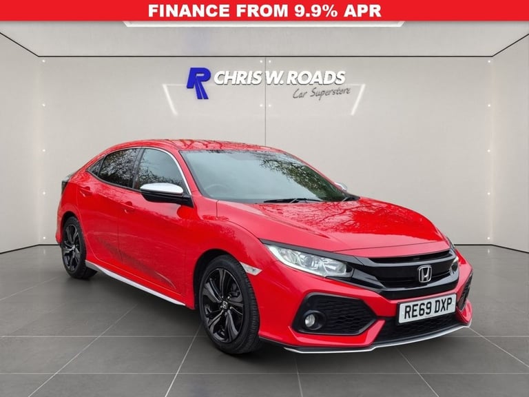 2019 69 HONDA CIVIC 1.0 VTEC TURBO SR HATCHBACK 5DR PETROL MANUAL EURO 6 (S/S) (