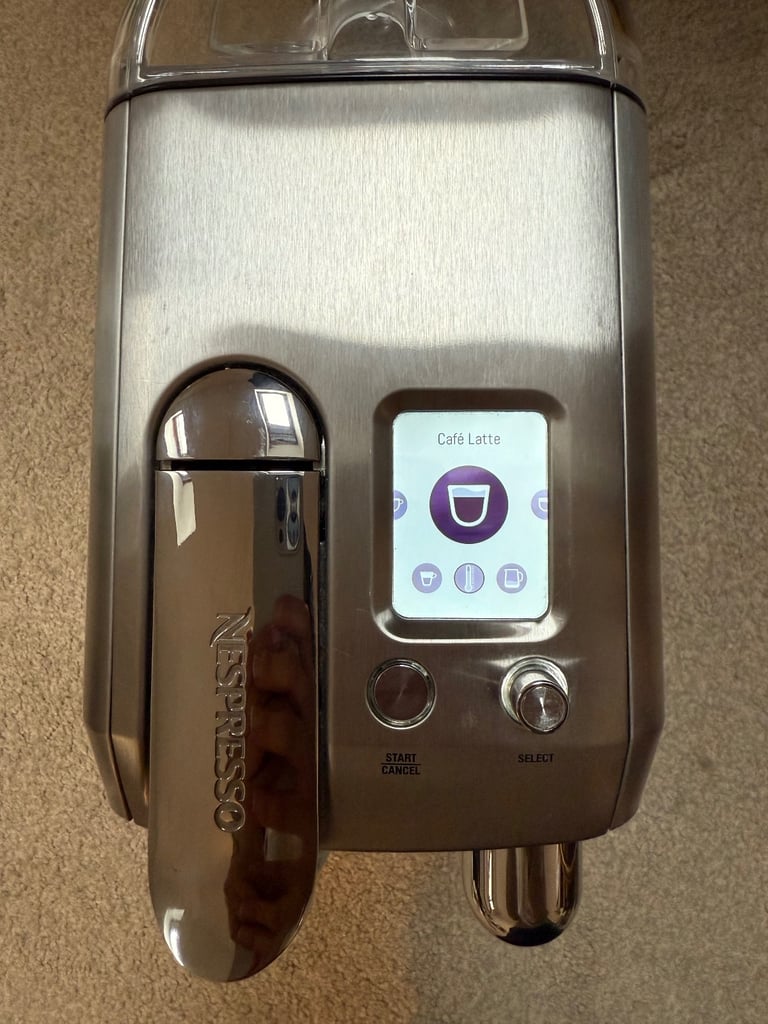 SAGE nespresso creatista plus coffee machine boxed 