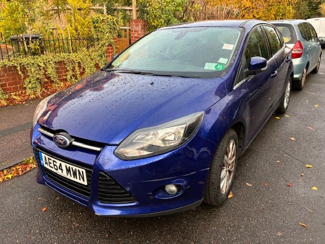 Ford, FOCUS, Hatchback, 2014 (64), 1.6 TDCI Titanium, Econetic, 5 doors, Blue
