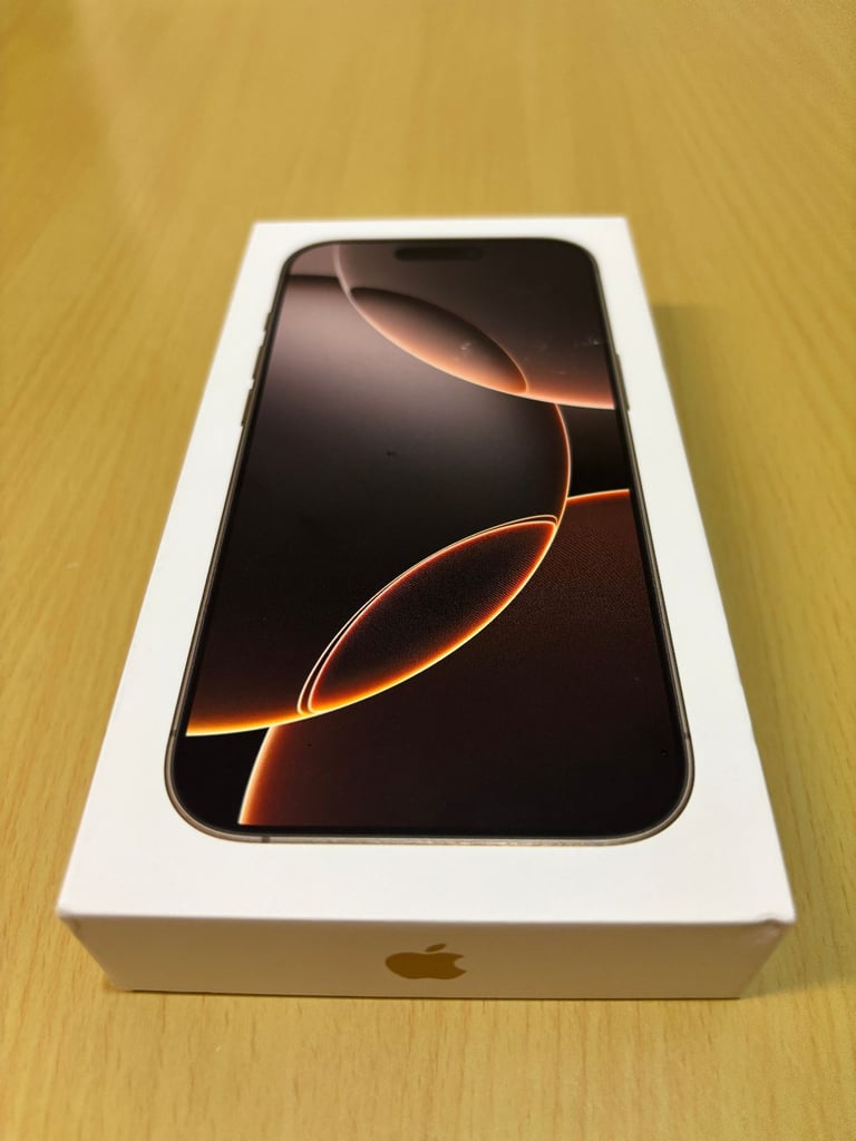  iPhone 16 Pro Desert Titanium Colour - Slightly used - Warranty Till 20/09/2026