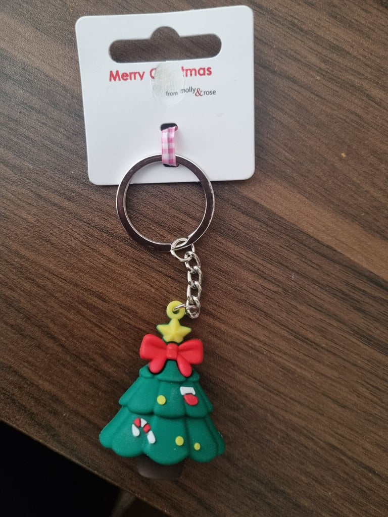 Joblot 12 christmas keyrings