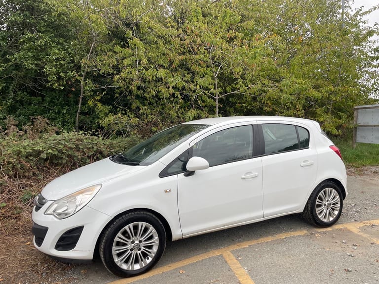 VAUXHALL CORSA 1.3 CDTI EXCLUSIVE E/F 63 REG WHITE 5 DOOR 11 MONTHS MOT TAX £35 60+MPG