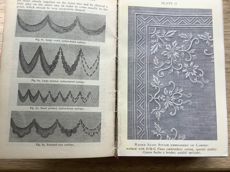 Vintage Sewing book: DMC/de Dillmont Encyclopedia of Needlework