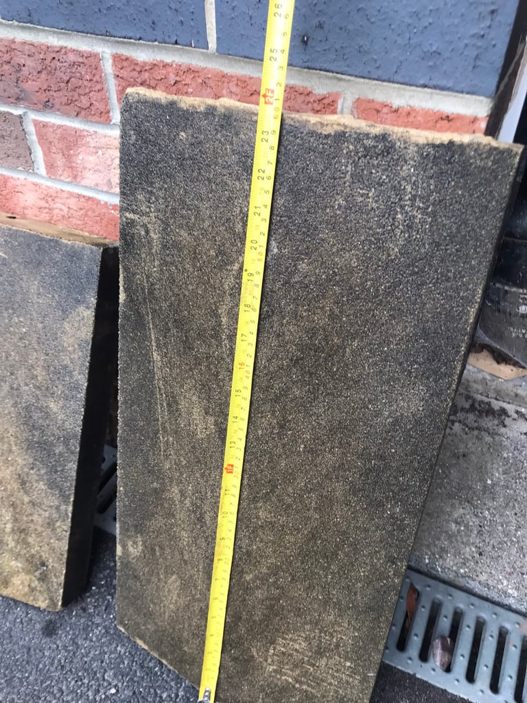 Sandstone twice weathered reclaimed coping stones