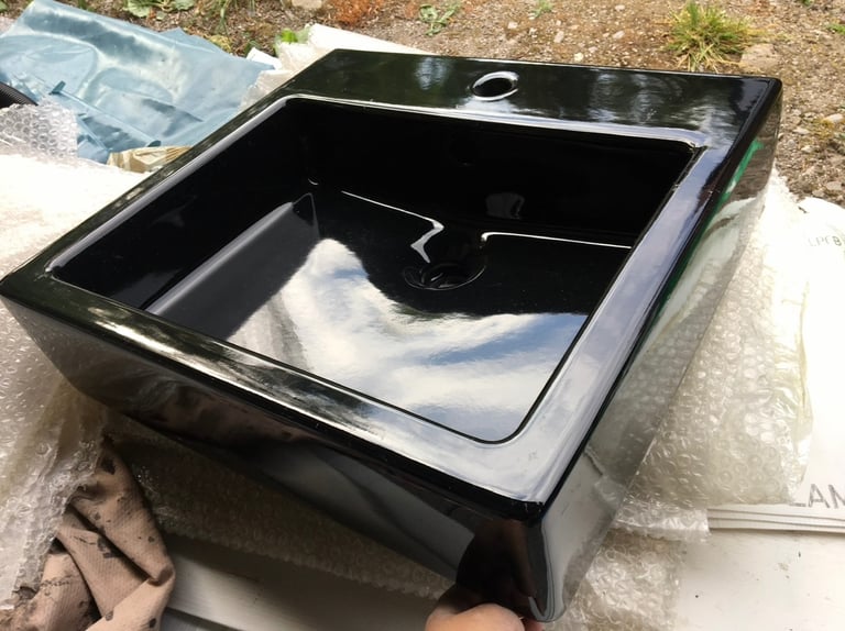 Duravit Vero Black Countertop Basin