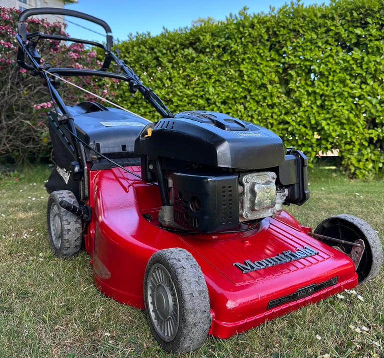 image for Mountfield 196cc commercial 4speed alloy lawnmower 21”cut Selfdrive mower fully serviced VGC 