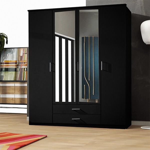 GUARANTEED PRICE- BRAND NEW 2 3 DOOR GERMAN SLIDING TWO THREE DOOR WARDROBE IN 4 COLORS *