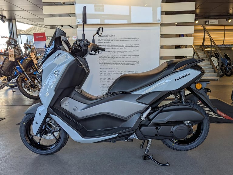 New (2025 MY) Yamaha NMAX Tech Max 125. Ceramic Grey. £3,900 (NO ADMIN FEES!)