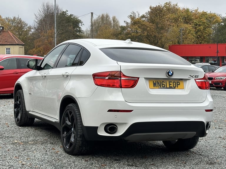 2011 BMW X6 3.0 xDrive40d Diesel Auto 4 Door Coupe White