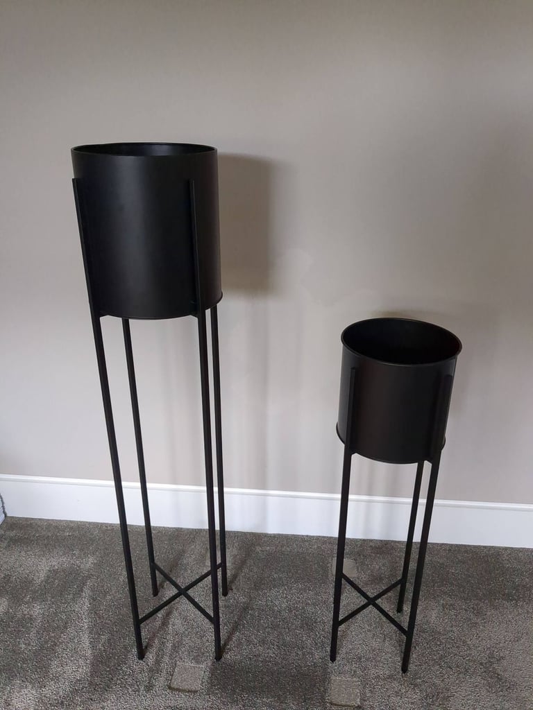 image for Pair of Modern Plant Stands