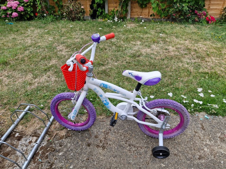 KIDS GIRLS CHILDREN AVIGO 14 INCH WHEELS BIKE BICYCLE