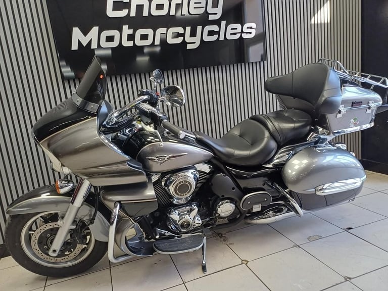 2014-64 Kawasaki VN1700 Voyager custom cruiser tourer adventureb in grey, Ful...