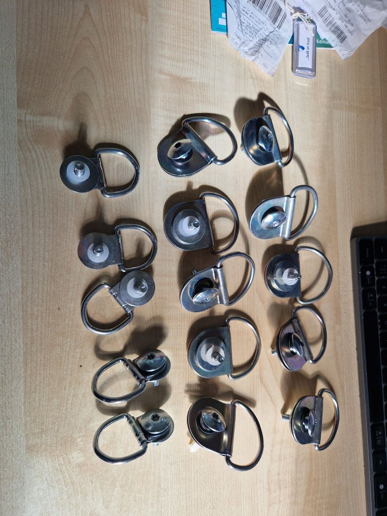 Set of Tie Down Rings  - Fiat Ducato