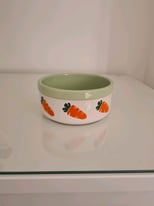 Small ceramic pet bowl