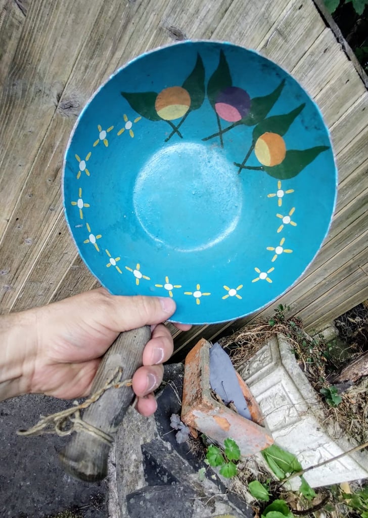 image for Hand Painted Barge Ware Tin Dipper